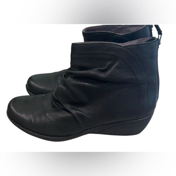 Dansko Arisa Black Ankle Boots Back Zip Casual Comfort Booties Size 41 US 10.5 - Picture 1 of 6